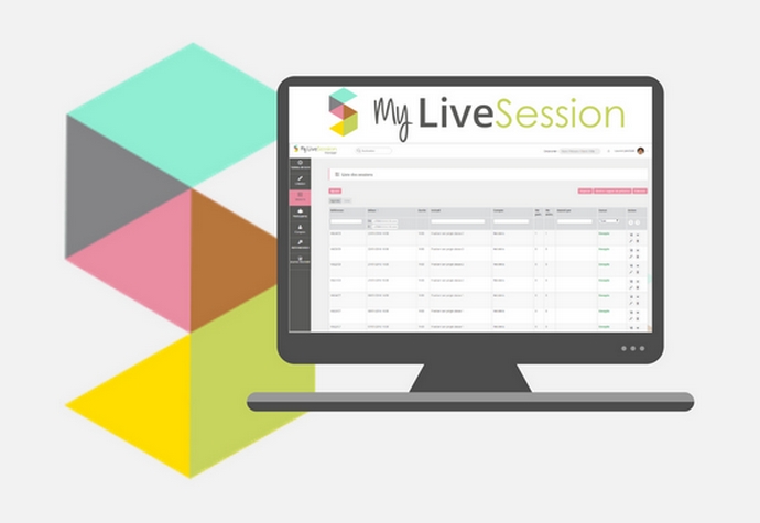 Mylivesession Manager - interface desktop