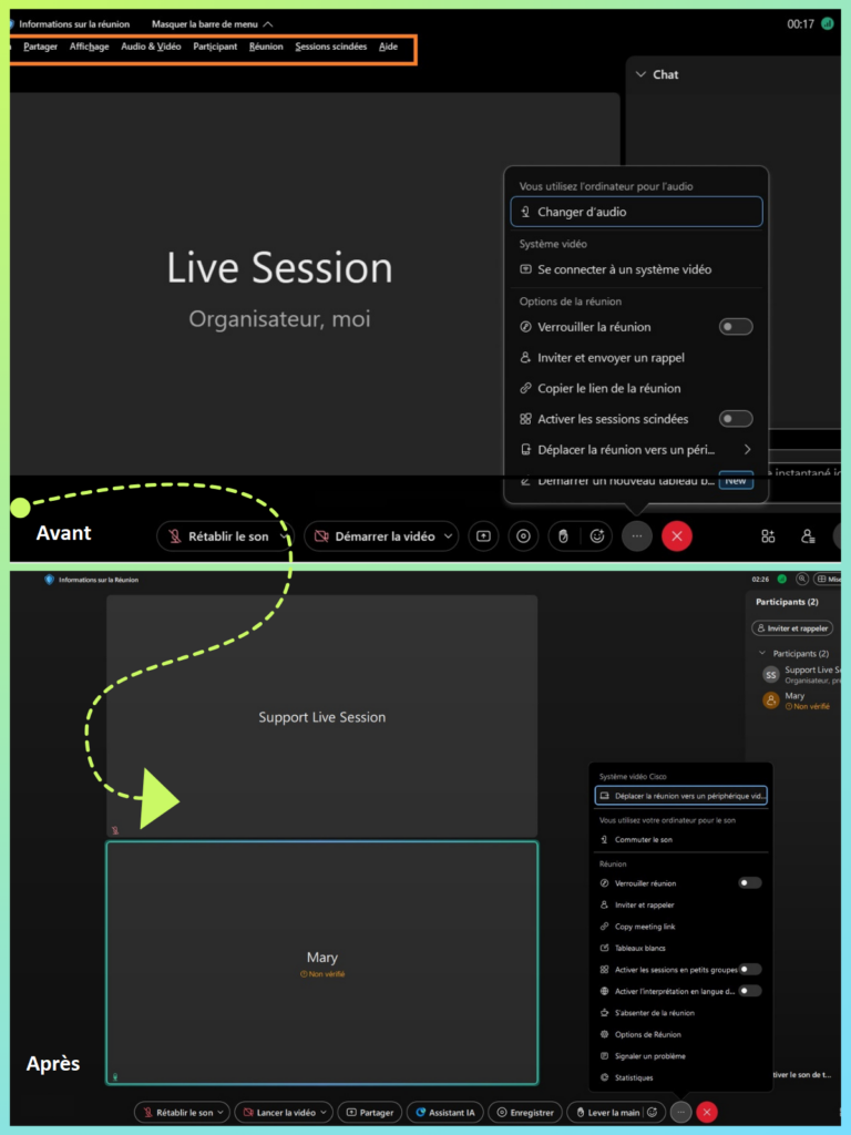 Webex suite salle