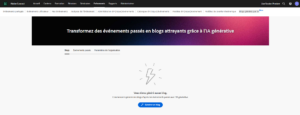 Générer un article de blog